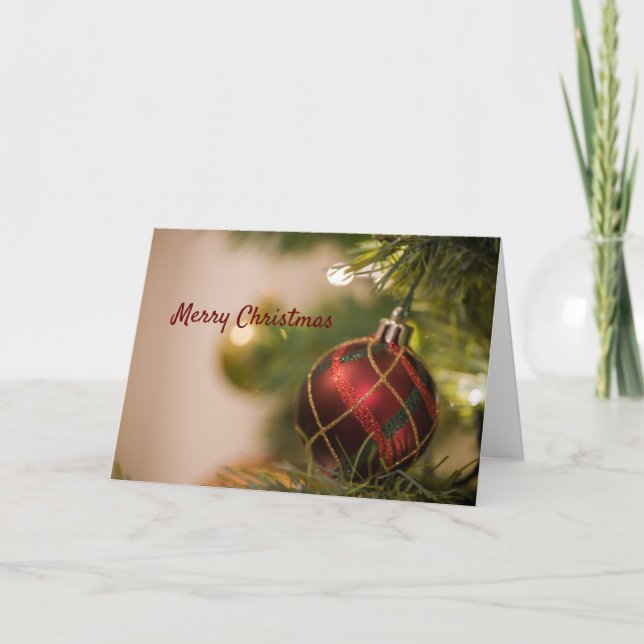 Cartão de Boas Festas de Natal (Frente)