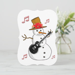 Cartão de Boas Festas de Natal, Boneco de Neve