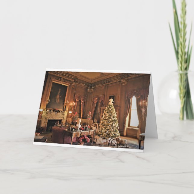 Cartão de Boas Festas de Natal com espaço em branc (Frente)