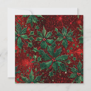 Cartão de Boas Festas de Natal Gótico