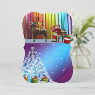 Cartão de Boas Festas de Natal, Papai Noel