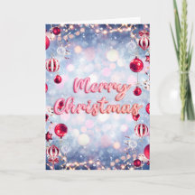 Cartão de Boas Festas de Natal Retro