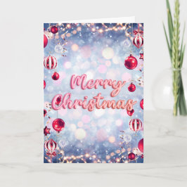 Cartão de Boas Festas de Natal Retrô