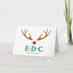 Cartão de Boas Festas de Natal Todos os Dias