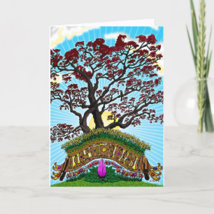 Cartão de Boas Festas de Ostara