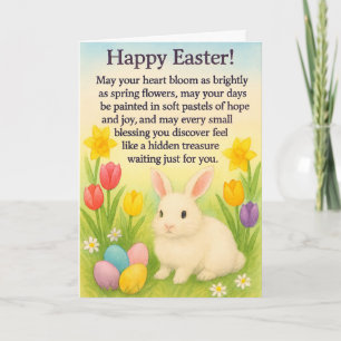 Cartão de Boas Festas de Páscoa