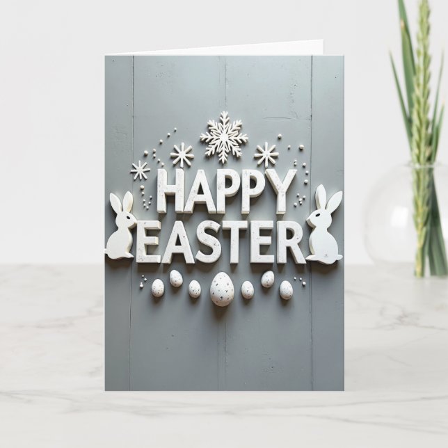 Cartão de Boas Festas de Primavera (Frente)