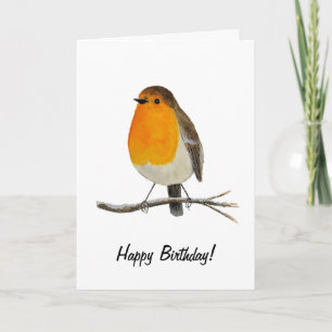 Cartão de Boas Festas de Robin Redbreast
