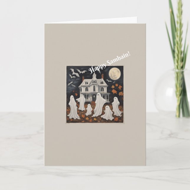 Cartão de Boas Festas de Samhain (Frente)