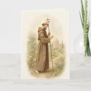 Cartão de Boas Festas de São Francisco de Assis co