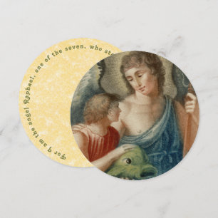 Cartão de Boas Festas de São Rafael Arcanjo (M 012