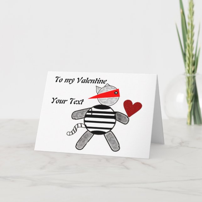 Cartão de Boas Festas de São Valentão Ladrão de Ga (Frente)