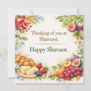 Cartão de Boas Festas de Shavuot, Pensando em Você