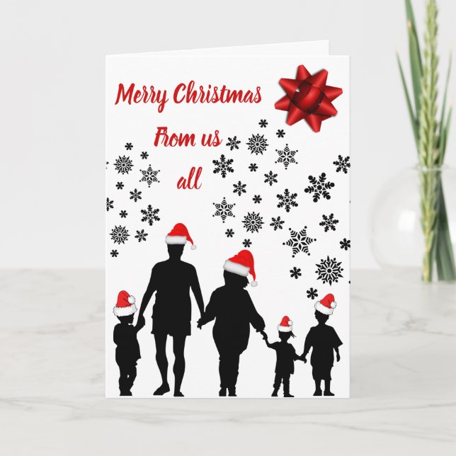 Cartão de Boas Festas de todos nós (Frente)