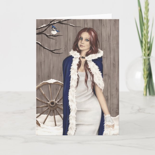 Cartão de Boas Festas de Um Conto de Inverno (Frente)