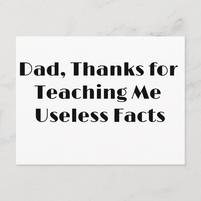 Cartão de Boas Festas Divertido para o Dia dos Pai (Frente)