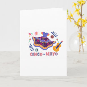 Cartão de Boas Festas do Cinco de Mayo!
