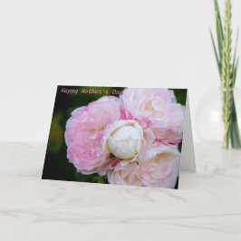 Cartão de Boas Festas do Dia das Mães Dobrado