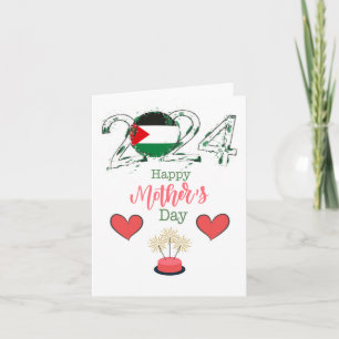Cartão de Boas Festas do Dia das Mães “Palestina”