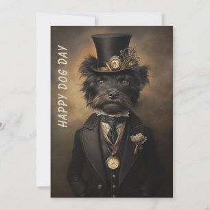 Cartão de Boas Festas do Dia do Cachorro – Diverti