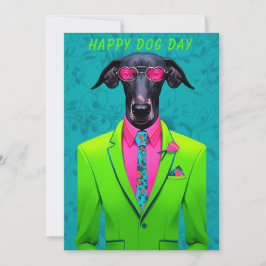 Cartão de Boas Festas do Dia do Cachorro – Diverti