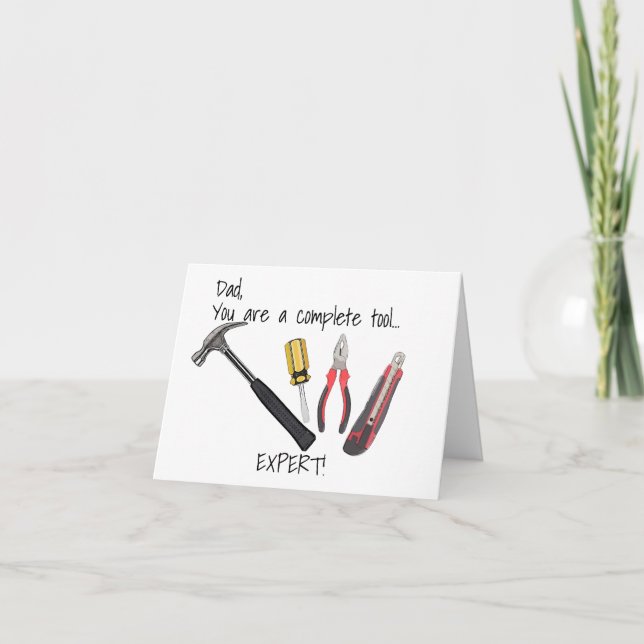 Cartão de Boas Festas do Dia do Pai Dobrado com Fe (Frente)