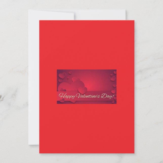 Cartão de Boas Festas do Dia dos Namorados (Frente)