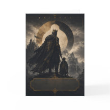 Cartão de Boas Festas do Dia dos Pais Fantasy King