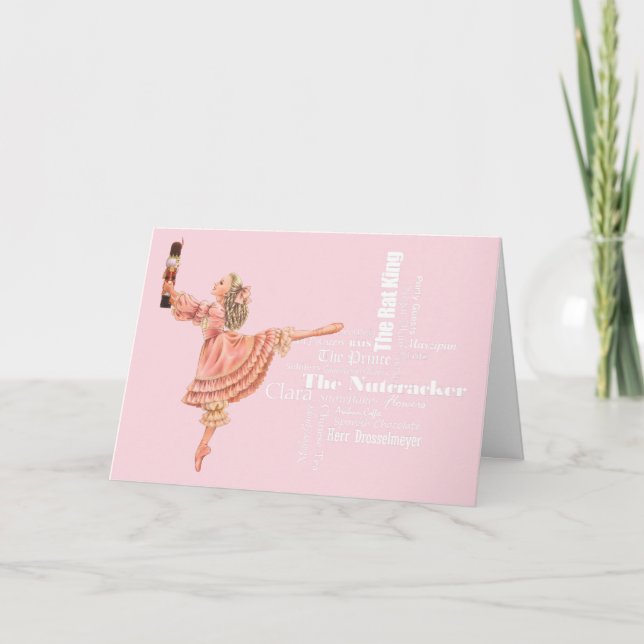 Cartão de Boas Festas do Quebra-Nozes (Frente)