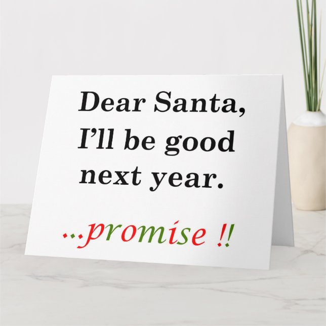 Cartão de Boas Festas Dobrável (Frente)