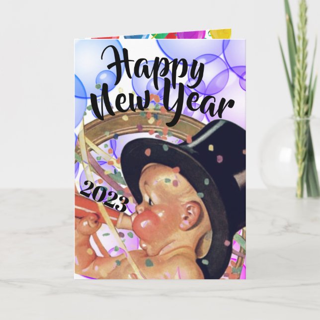 Cartão de Boas Festas Dobrável (Frente)