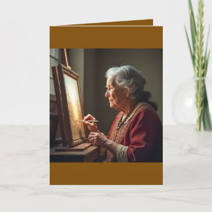 Cartão de Boas Festas Dobrável para o Dia das Mães