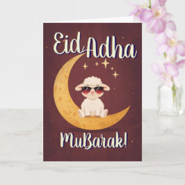 Cartão de Boas Festas Engraçado de Carneiro Eid Al