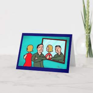 Cartão de Boas Festas "Hora de Refletir" do Green 