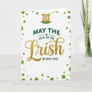 Cartão de Boas Festas Irlandês