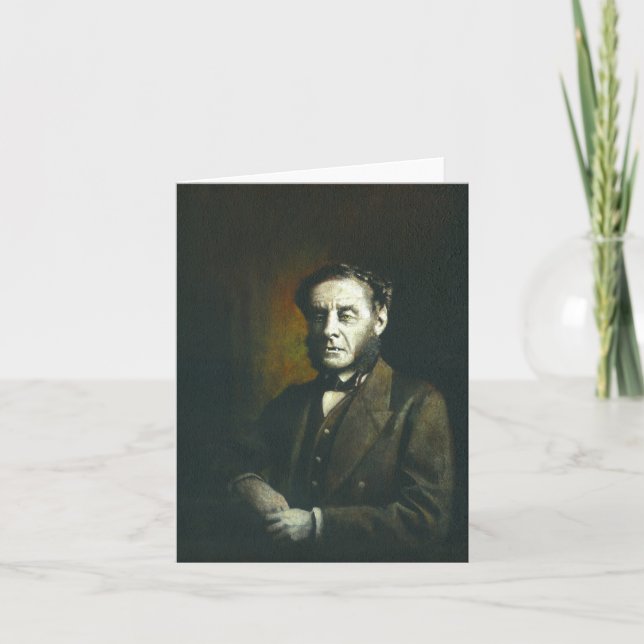 Cartão de Boas Festas Lobisomem Vitoriano (Frente)