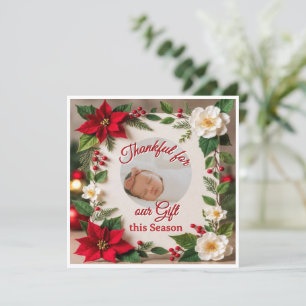 Cartão de Boas Festas 'Magia da Infância' Dobrável