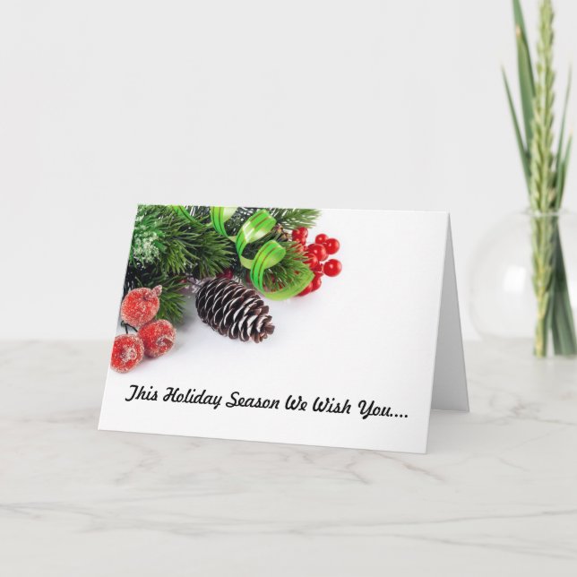 Cartão de Boas Festas Malvado (Frente)