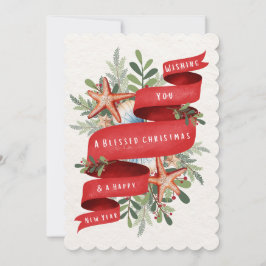 Cartão de Boas Festas Natalino Náutico