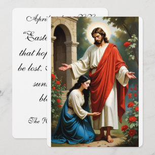 Cartão de Boas Festas Noli Me Tangere