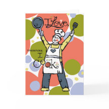 Cartão de Boas Festas para Homem que Ama Cozinhar!