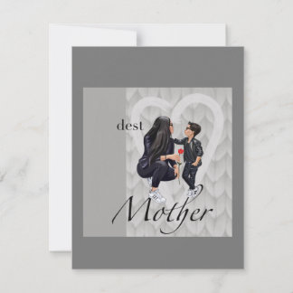 Cartão de Boas Festas Plano Feliz Dia das Mães par