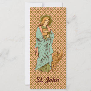 Cartão de Boas Festas St. John the Evangelist (RLS