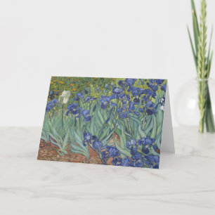 Cartão de Boas Festas Vincent van Gogh ( Íris )