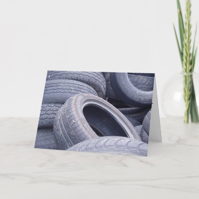 Cartão de Boas Melhoras "Pneus" (Frente)