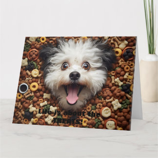 Cartão de Boas Vindas A Vida é Sobre os Agrados