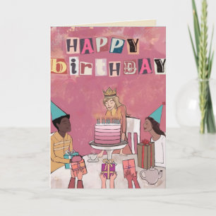 Cartão de Boas Vindas Aniversário