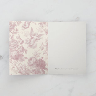 Cartão de Boas-Vindas Anjo Notas Celestiais