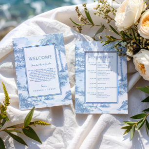 Cartão de boas-vindas ao programa de Casamento de