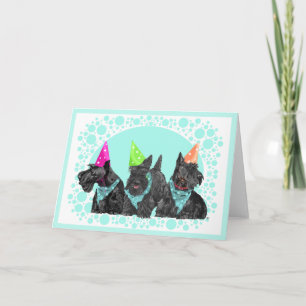 Cartão de Boas-vindas ao Scottish Terrier